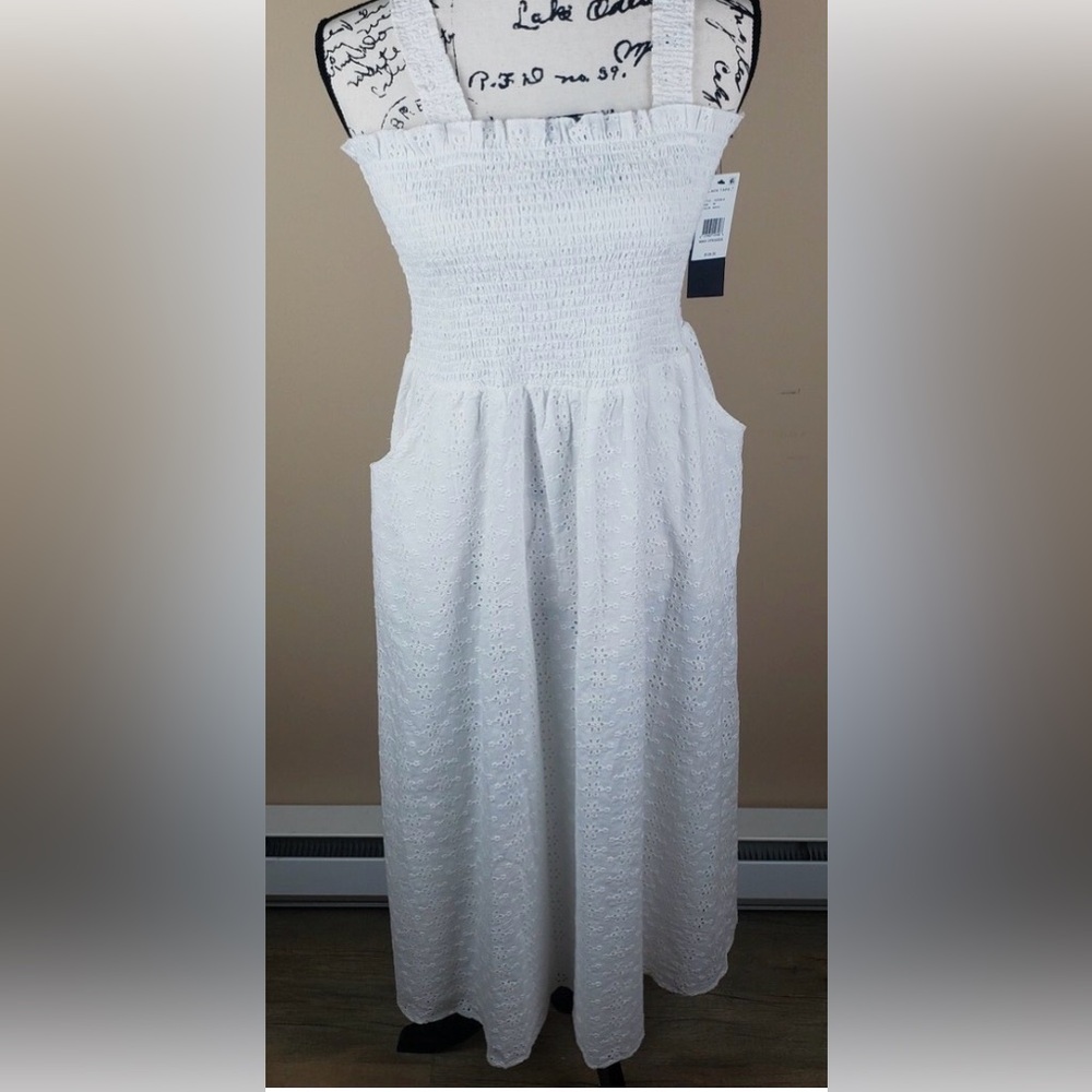 White Eyelet Dress